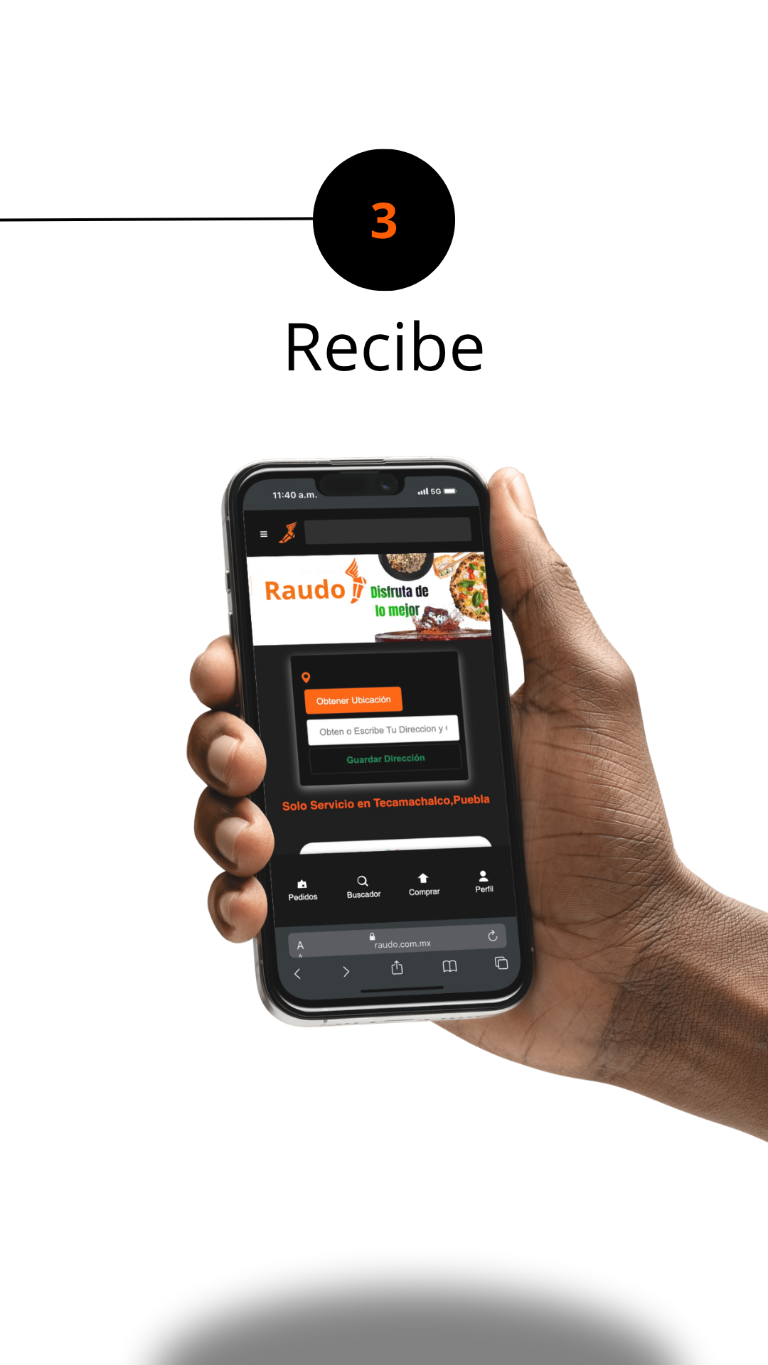 Raudo Delivery — recíbelo en tu puerta